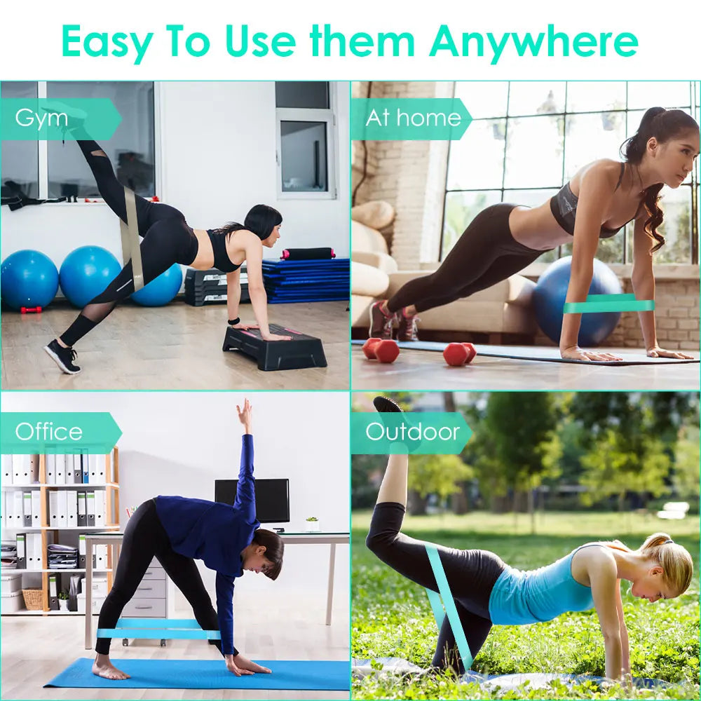 Workout Rubber Gym Sport Yoga Tube Set Rope Fitness Custom Logo Stretch Exercise Unisex