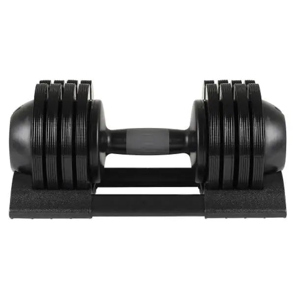 Adjustable 52LBS Steel and Plastic Dumbbell for Body Building Fitness Equipment with Custom Logo Home Gym Use Made in China