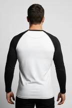 Baseball Raglan — Rear View Lookbook Portrait