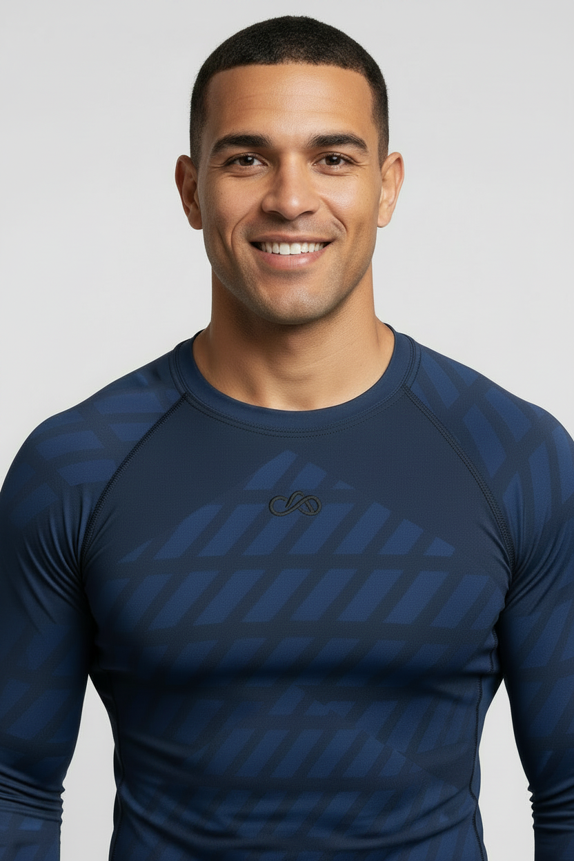 Navy Blue Close-Up Detail Portrait
