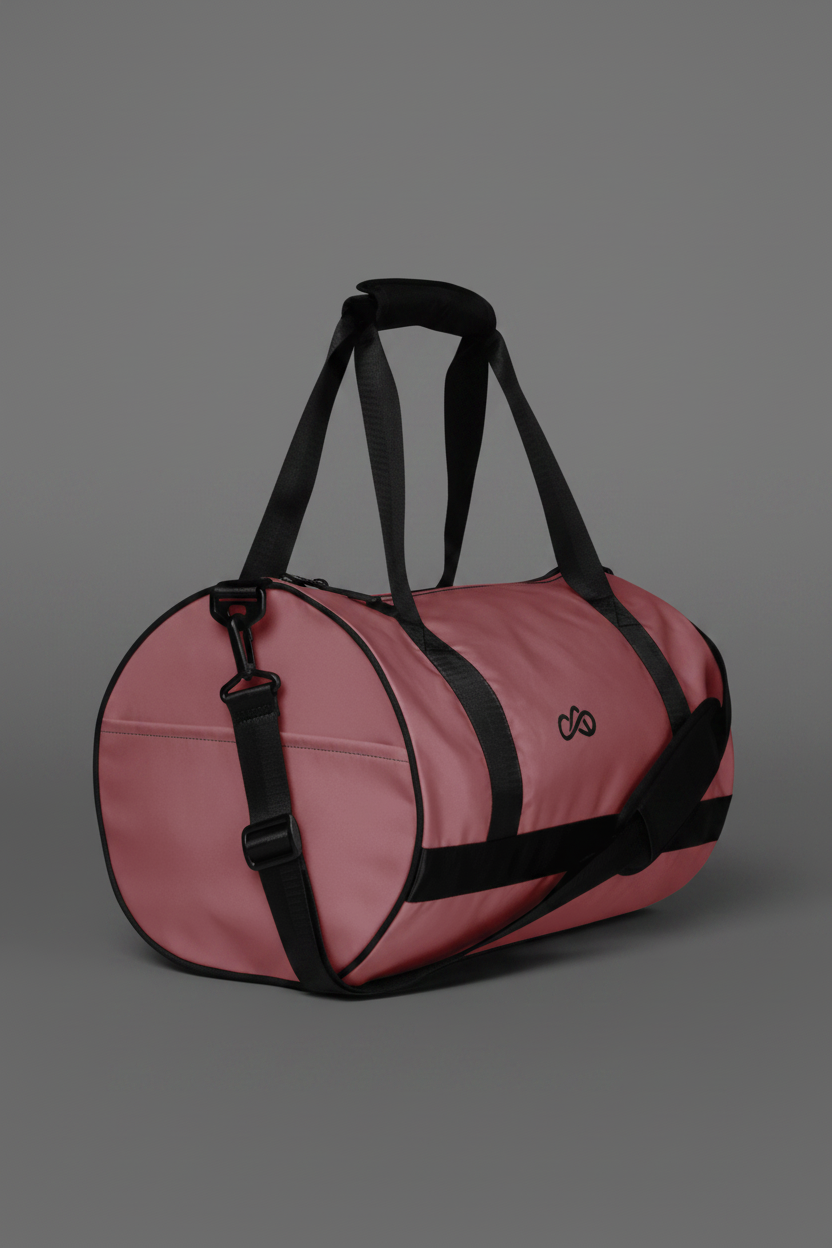 Pink Duffle - 3/4 View
